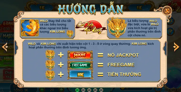 Slot Game Cá Chép Hoá Rồng Tại VaoBet Đỉnh Cao Săn Thưởng