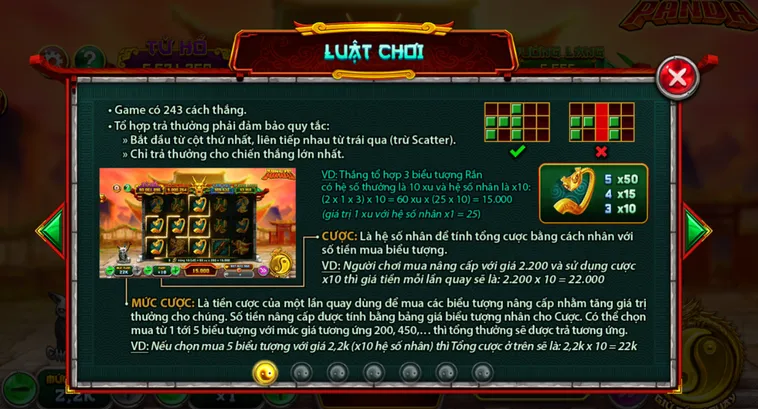 Slot Game Kungfu Panda Tại VaoBet Trải Nghiệm Quay Hũ Đẳng Cấp Đỉnh Cao