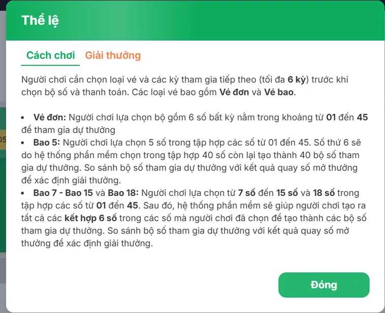 Mega 645 VaoBet Cơ Hội Chinh Phục Jackpot Khủng Với Tỷ Lệ Thắng Lớn Mỗi Ngày