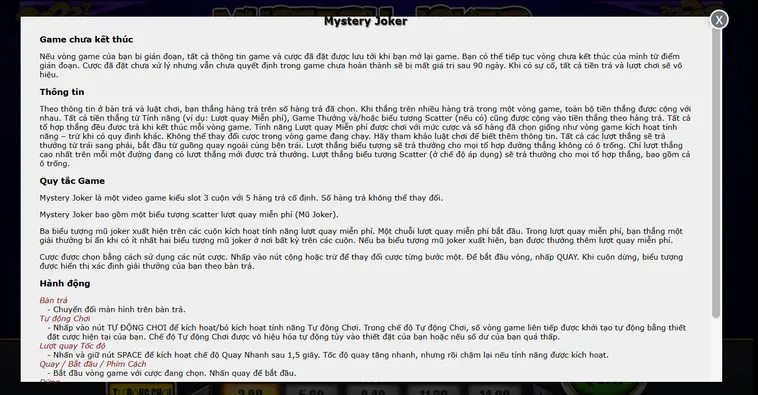 Game Nhanh Mystery Joker Tại VaoBet Chinh Phục Vòng Quay Bí Ẩn Với Thưởng Lớn