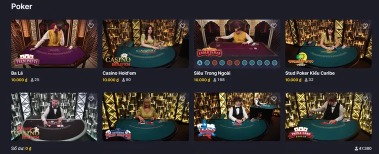 Chinh Phục Đỉnh Cao Poker Tại VaoBet Với Đấu Trường Bài Đẳng Cấp Nhất