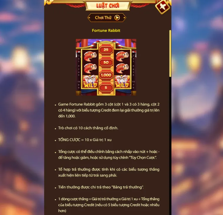 Nổ Hũ Fortune Rabbit Tại VaoBet Cơ Hội Săn Tiền Thưởng Khủng Mỗi Ngày
