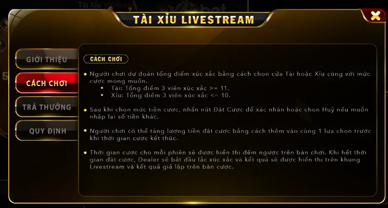 Tài Xỉu Live Tại VaoBet Trải Nghiệm Đỉnh Cao Với Kết Quả Minh Bạch Tuyệt Đối
