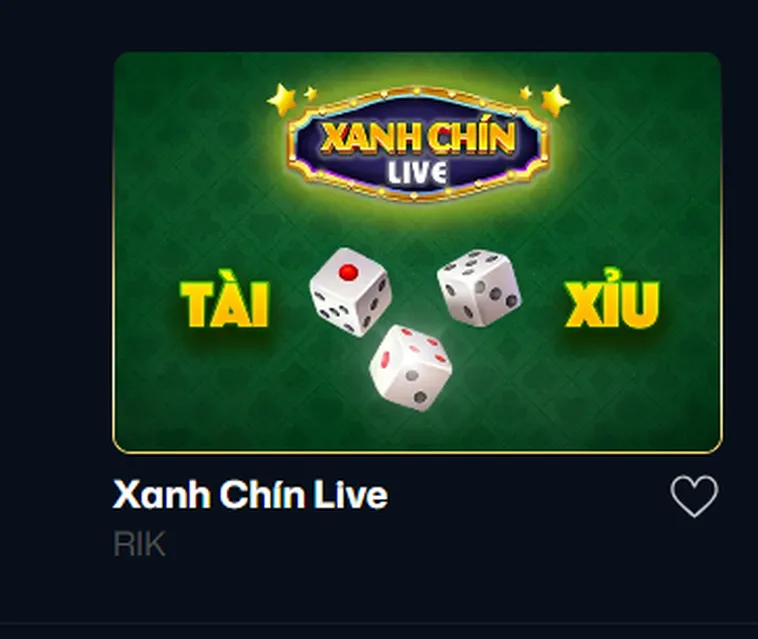 Xanh Chín Live Tại VaoBet Trải Nghiệm Cá Cược Minh Bạch Với Cơ Hội Chiến Thắng Cao